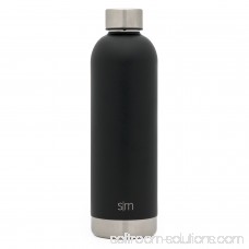 Simple Modern 25oz Bolt Water Bottle - Stainless Steel Hydro Swell Flask - Double Wall Vacuum Insulated Reusable Grey Small Kids Coffee Tumbler Leakproof Thermos - Graphite 569664297